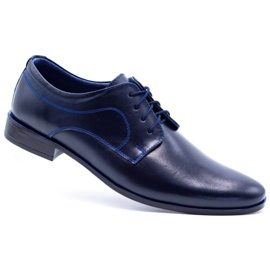 Olivier Men's formal shoes 108 navy blue 4