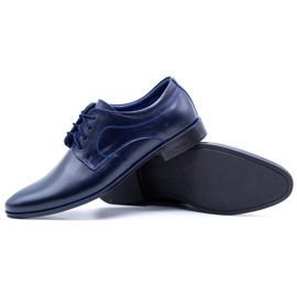 Olivier Men's formal shoes 108 navy blue 6