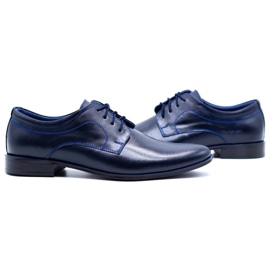 Olivier Men's formal shoes 108 navy blue 7