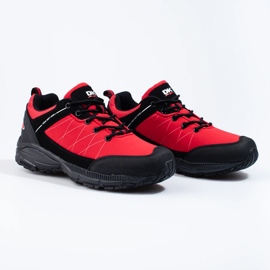 DK men's red trekking shoes black 1