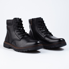 Black Shelovet men's hiking boots 1