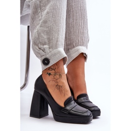 Alisa Black High Heel Pumps 2