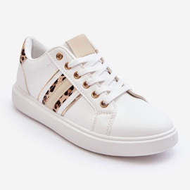 PG1 Women's Sport Shoes Animal Print White Rilee 1