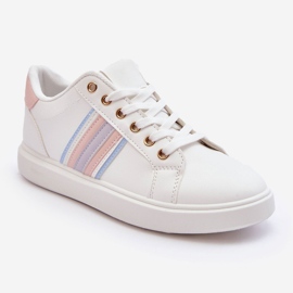 PG1 Leather Women's Sport Shoes White and Pink Rilee 2 PG1 Leather Women's Sport Shoes White and Pink Rilee 2
