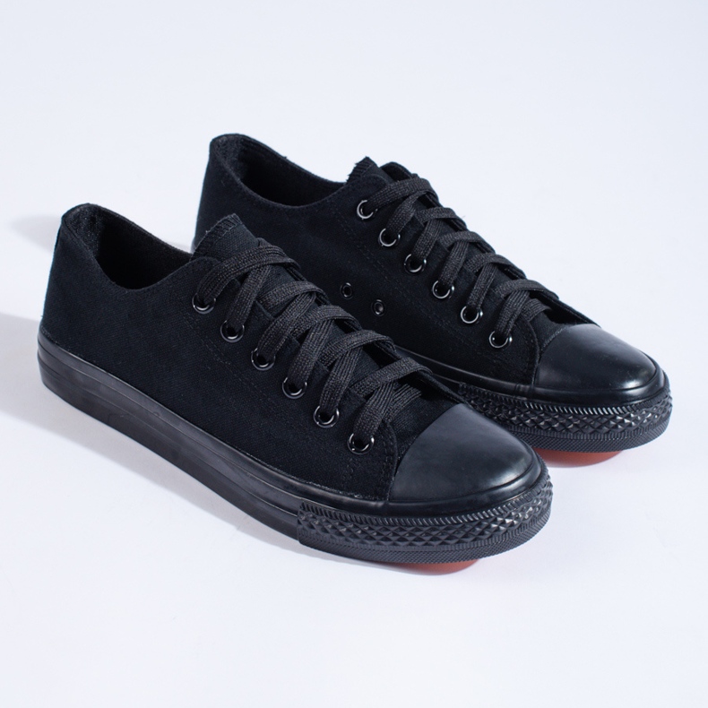 Men's Black Shelovet Classic Sneakers 1