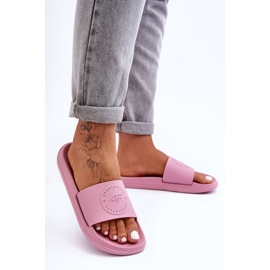 Women's Sport Slippers 4F 4FSS23FFLIF069-56S Pink 1