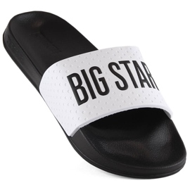 Men's sports foam slippers white Big Star MM174320 1