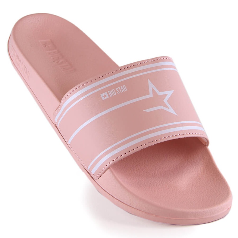 Women's pink sports slippers Big Star MM274708 1 Women's pink sports slippers Big Star MM274708 1