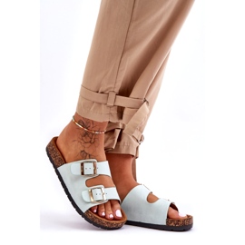 MSMG Women's Slip-On Sandals Cortina Mint green 3