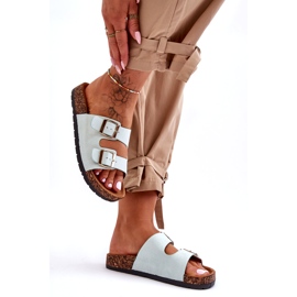 MSMG Women's Slip-On Sandals Cortina Mint green 2