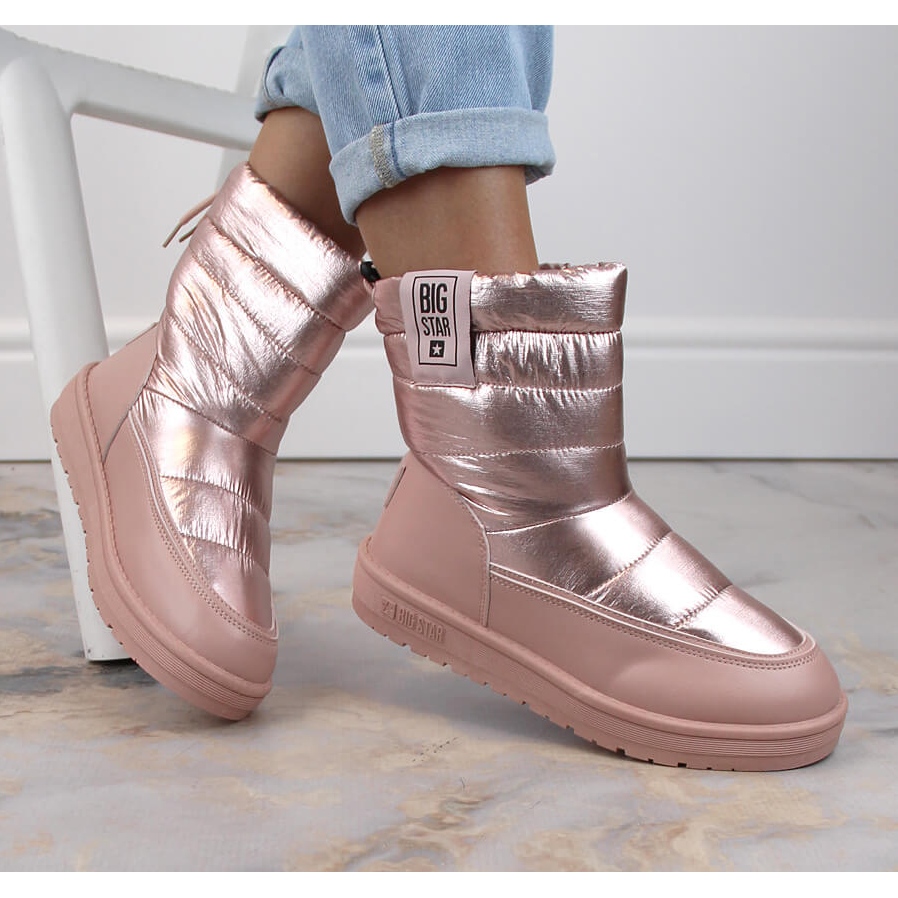 Rose gold snow boots sales