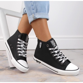 Black insulated sneakers Big Star KK274598 1 Black insulated sneakers Big Star KK274598 1