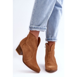 Lewski Shoes Lewski EV28 Suede Cowboy Boots Brown 1 Lewski Shoes Lewski EV28 Suede Cowboy Boots Brown 1