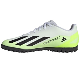 Adidas X Crazyfast.4 Tf M IE1583 football shoes white white 1 Adidas X Crazyfast.4 Tf M IE1583 football shoes white white 1