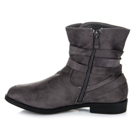 Seastar Suede Booties grey 1