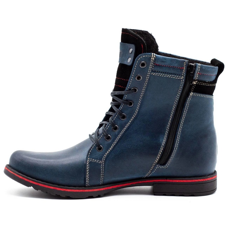 KENT Men's winter shoes 237 navy blue 1