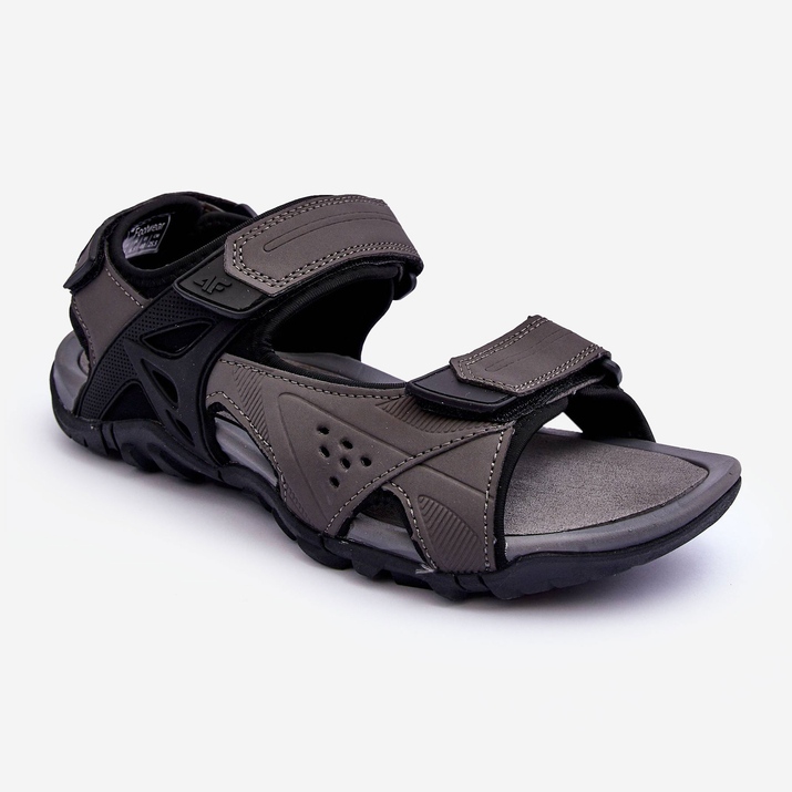 Men's Sport Sandals 4F 4FSS23FSANM018-22S Dark Gray grey 1 Men's Sport Sandals 4F 4FSS23FSANM018-22S Dark Gray grey 1