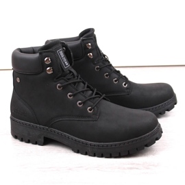 Men's high boots black Big Star KK174209 1