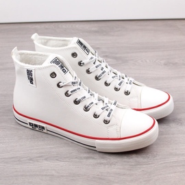 Men's insulated sneakers high white Big Star KK174345 1 Men's insulated sneakers high white Big Star KK174345 1