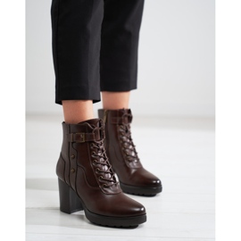 Laced women's bags on the Shelovet post brown 1