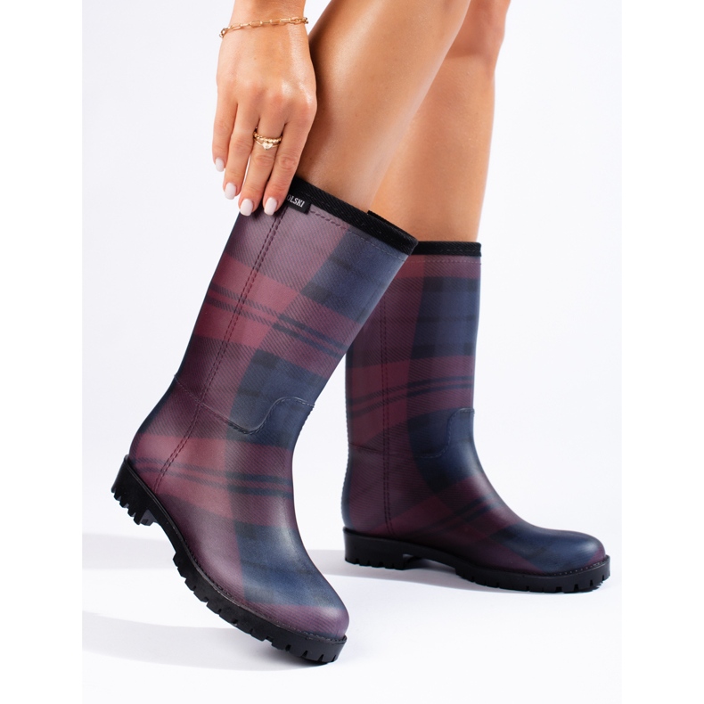 T.Sokolski T. Sokolski checkered high boots multicolored 1