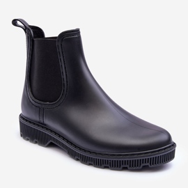 PG3 Women's Helinca Matte Black Rain Boots 1