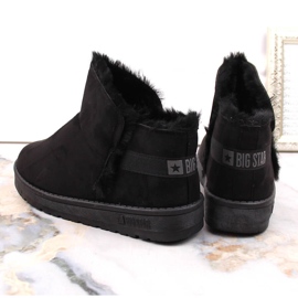 Women's snow boots mukluki black Big Star KK274622 1