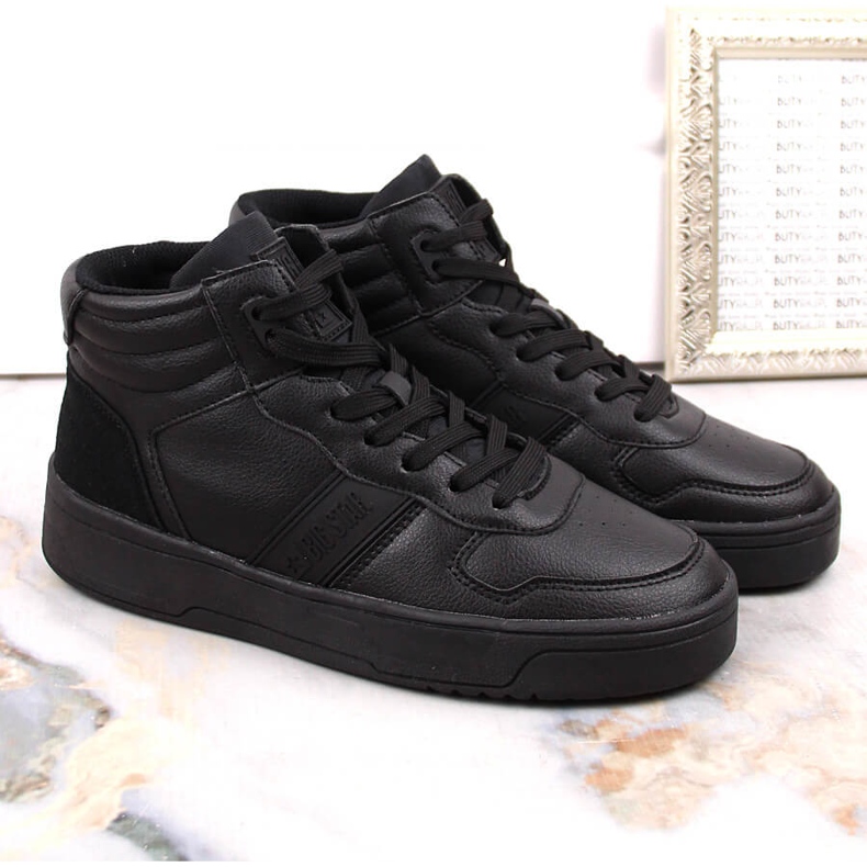 Men's sports shoes black sneakers Big Star KK174135 1