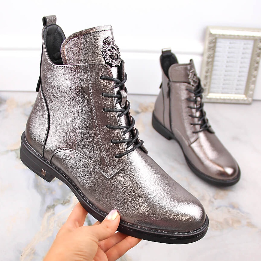 Zipper for 2024 lace up boots