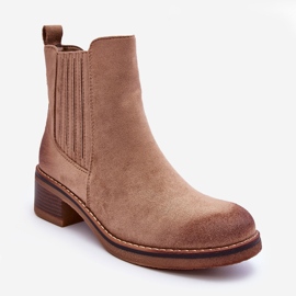 WS1 Classic Suede Women's Boots Beige Metanassa 1