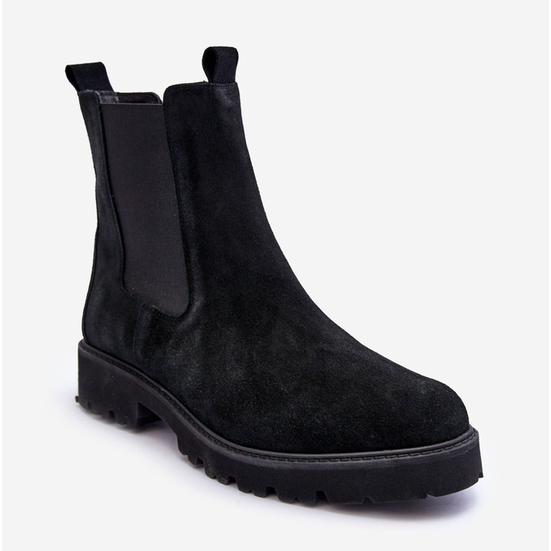 Black Suede Jodhpur Boots Nicole 2672 1