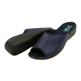 Herringbone Women's Slippers Adanex 26039 Navy Blue 4 Herringbone Women's Slippers Adanex 26039 Navy Blue 4