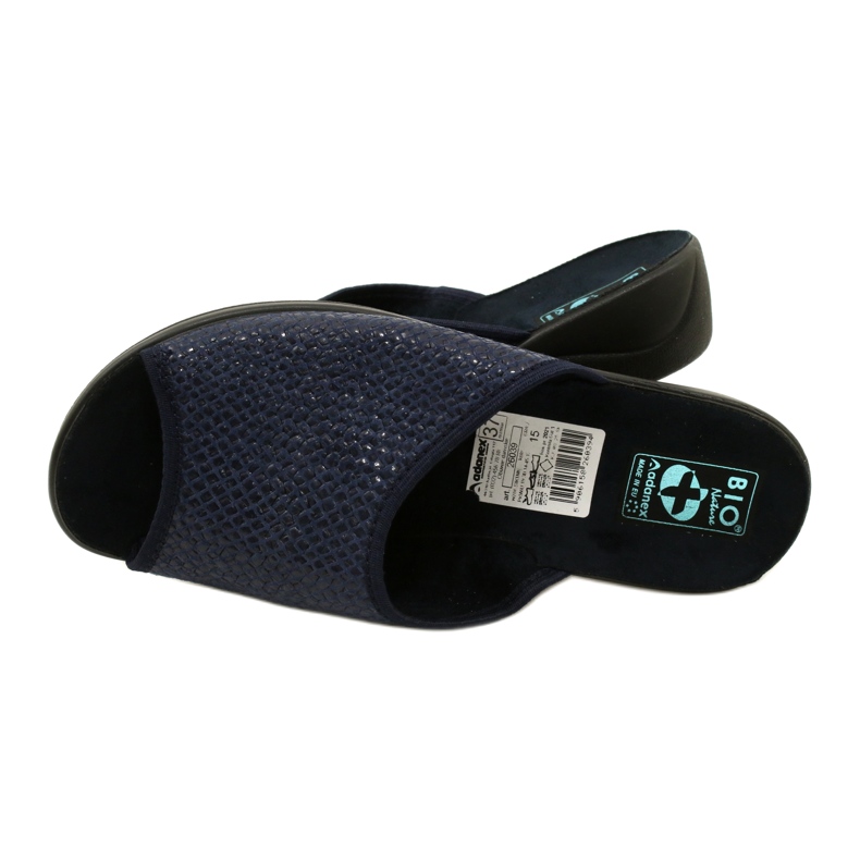 Herringbone Women's Slippers Adanex 26039 Navy Blue 5 Herringbone Women's Slippers Adanex 26039 Navy Blue 5