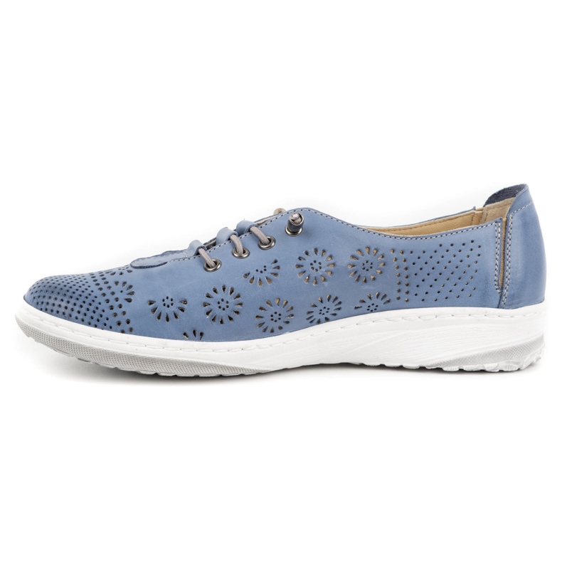 WASAK Women's summer leather shoes 625P blue 1 WASAK Women's summer leather shoes 625P blue 1