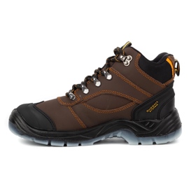 URGENT work boots with toe cap 120/S3 Src brown 1