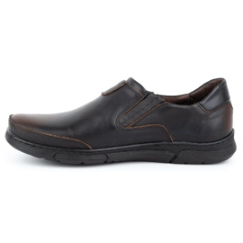 Polbut Men's slip-on loafers J51 kabir black 1
