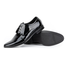Olivier Men's formal shoes patent leather 305LU black 2