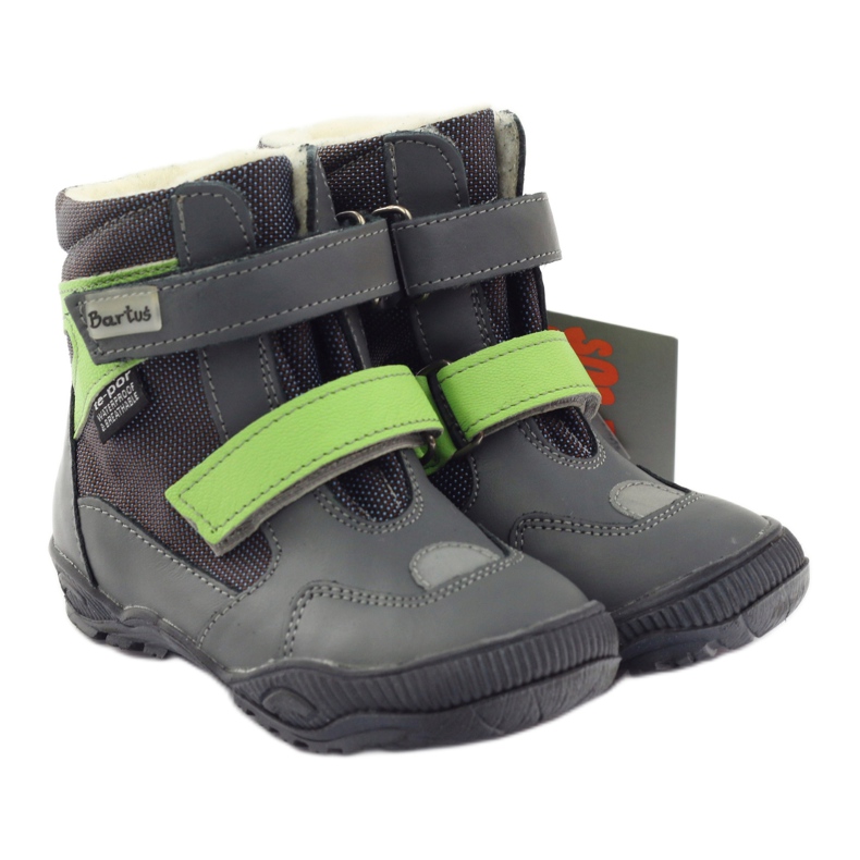 Bartuś boots boots with membrane 315 for gray/green Velcro grey 4 Bartuś boots boots with membrane 315 for gray/green Velcro grey 4
