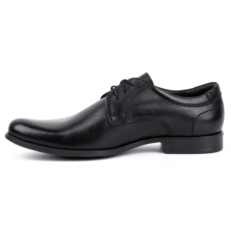 Kampol Men's elegant leather shoes 344KAM black 1 Kampol Men's elegant leather shoes 344KAM black 1