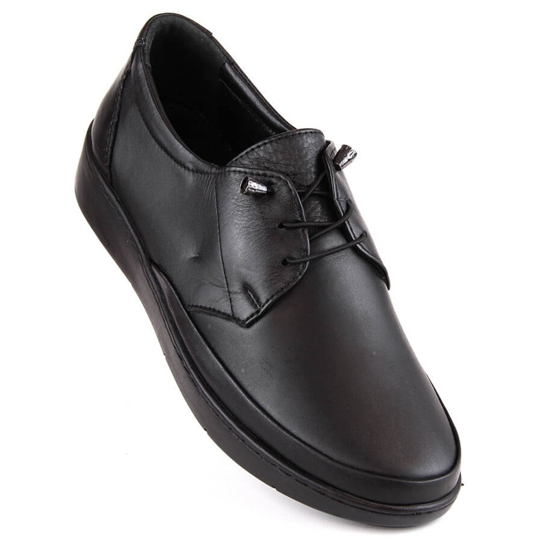 Women's black leather slip-on shoes T.Sokolski H7503 1 Women's black leather slip-on shoes T.Sokolski H7503 1