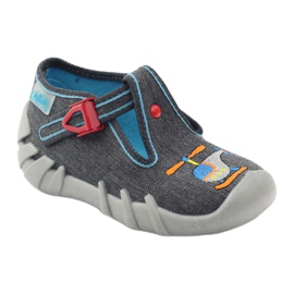 Befado children's shoes 110p307 slippers red grey orange blue 1 Befado children's shoes 110p307 slippers red grey orange blue 1