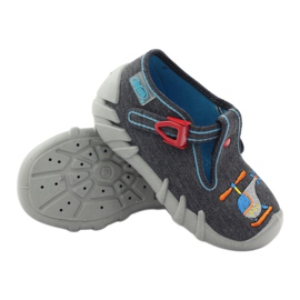 Befado children's shoes 110p307 slippers red grey orange blue 3 Befado children's shoes 110p307 slippers red grey orange blue 3