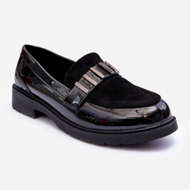 Lacquered Loafers With Decoration Black S.Barski HY317 1 Lacquered Loafers With Decoration Black S.Barski HY317 1
