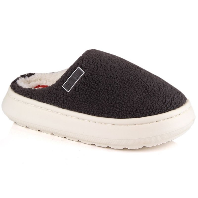 Home slippers Big Star W INT1911B gray 2