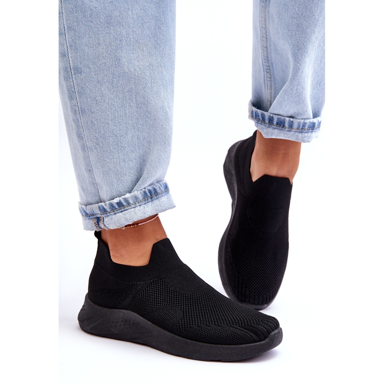 Women's Slip-on Sport Shoes Black Claris 2