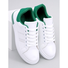 Maes Green wedge sneakers white 1