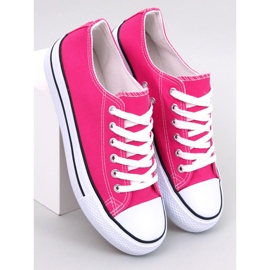 Classic women's sneakers Fargis Fuchsia pink 1