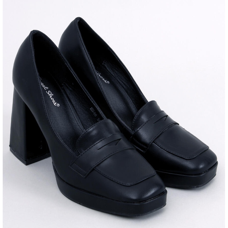 High heel loafers from Entee Black 1