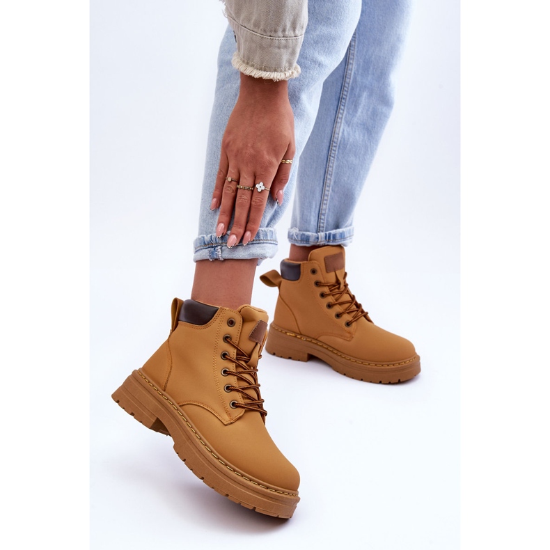 Women's Trapper Boots Warm Brown Corbin 2