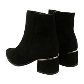 Evento Suede Boots with silver decoration, Black 23BT35-6420 3 Evento Suede Boots with silver decoration, Black 23BT35-6420 3